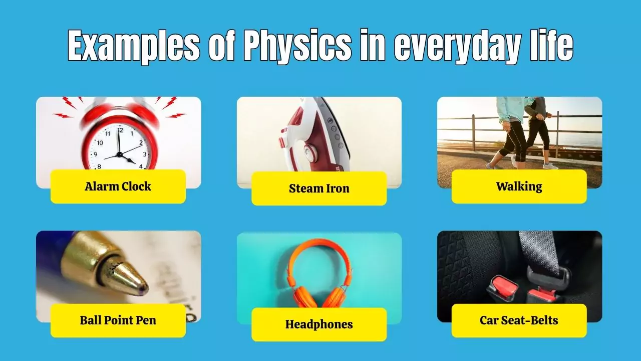 Examples of Physics in everyday life