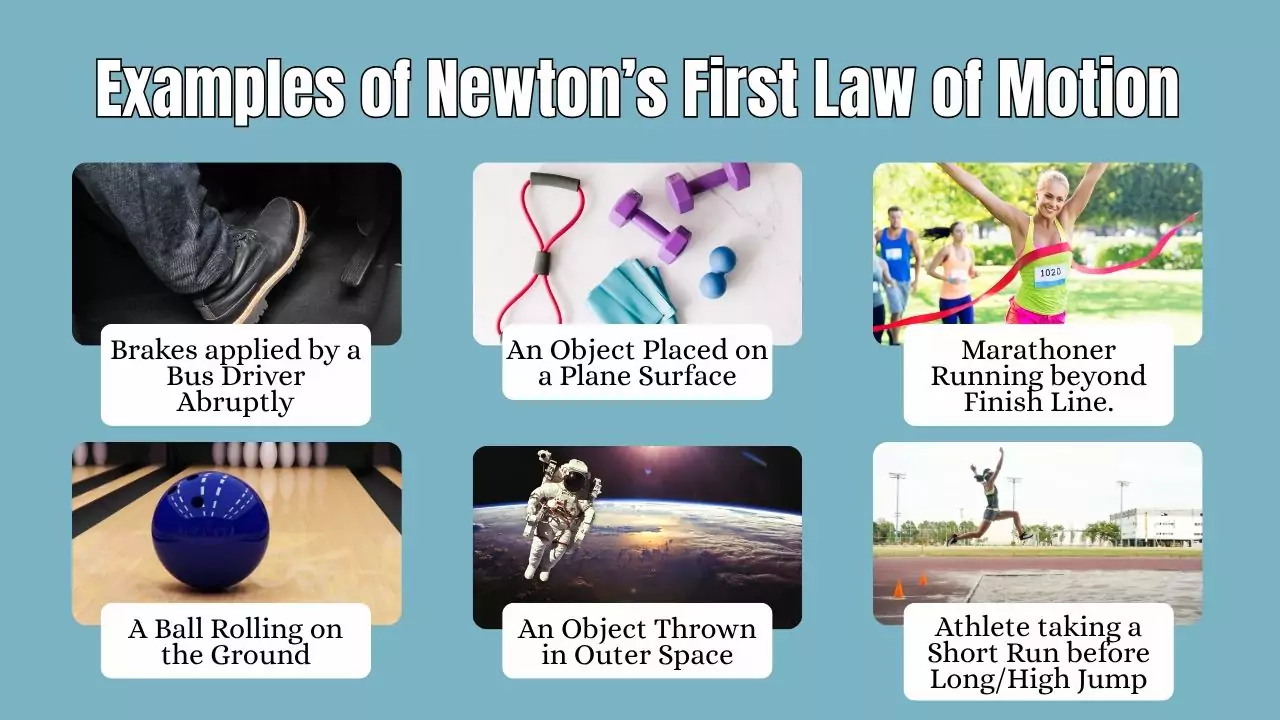 Examples of Newton’s First Law of Motion